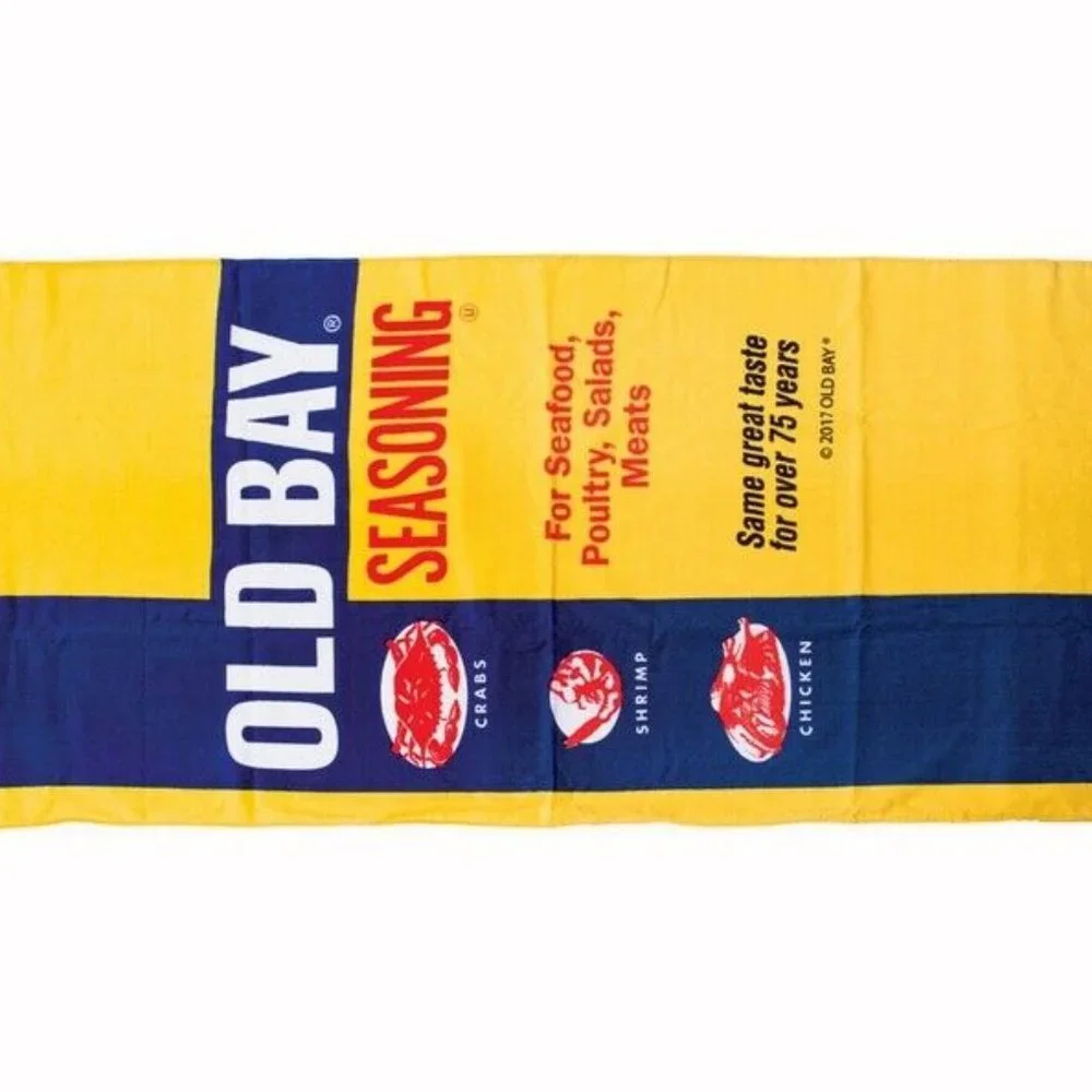 Old Bay Beach Towel - NEW Fast Ship